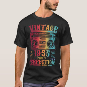 68th Birthday Vintage 1955 68 Years Old Women Men T-Shirt