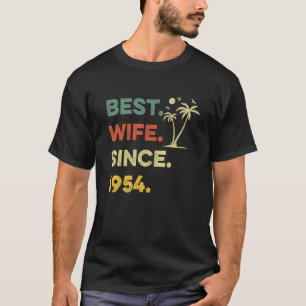 68th Wedding Anniversary For Her Best Wife Since 1 T-Shirt