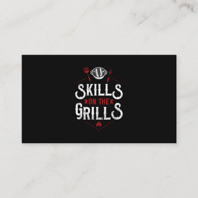 69.Bbq Chefcook Offcompetitionrestaurantbarbeque S Business Card (Front)