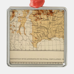 69 Scandinavians 1900 Metal Ornament