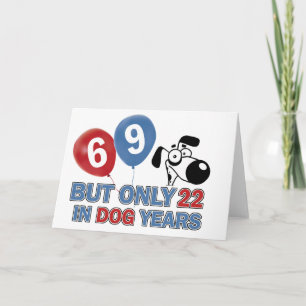 69 years old designs card