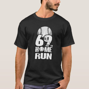 69 Years Old Vintage Baseball 69th Birthday 1 T-Shirt
