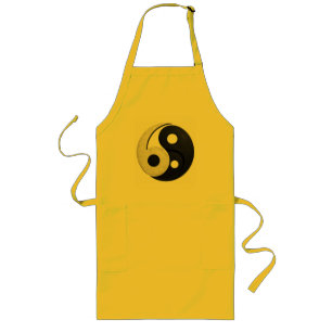 69 Yin Yang Symbol Design Long Apron