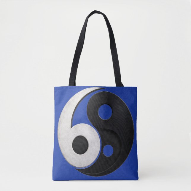 69 Yin Yang Symbol Design Tote Bag (Front)