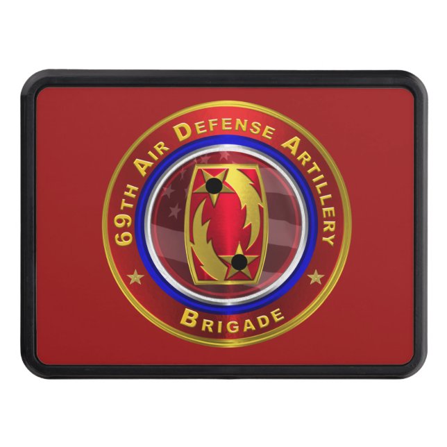 69th Air Defence Artillery Brigade Trailer Hitch Cover (Front)