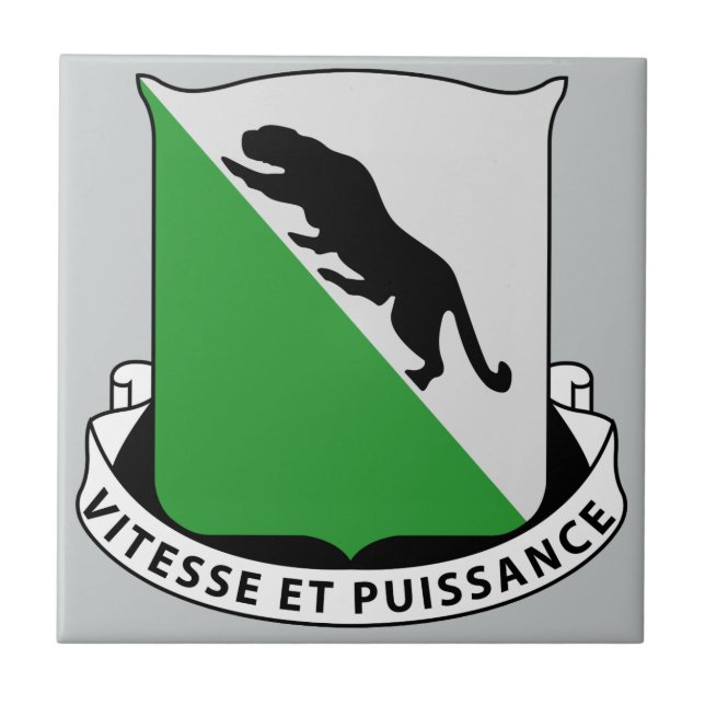 69th Armoured Regiment Tile (Front)