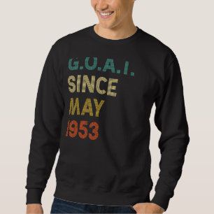 69th Birthday 69 Years Old Goat Since May 1953 Sweatshirt
