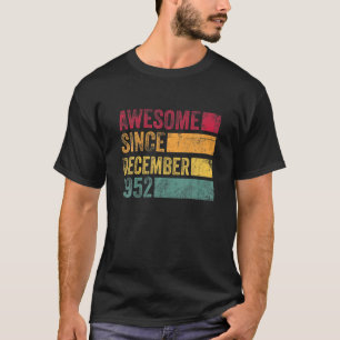 69Th Birthday 69 Years Old Vintage December 1952 M T-Shirt
