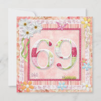 69th birthday party scrapbooking style