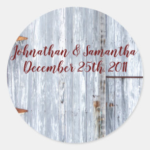 6 - 3" Favoriser les autocollants Laver blanc Bois