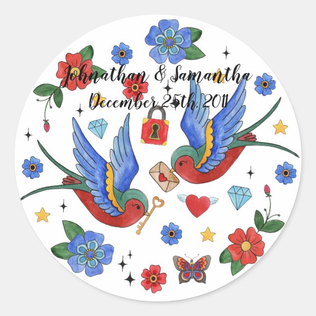 6 - 3" Favoriser les autocollants Spar de tatouage (Devant)