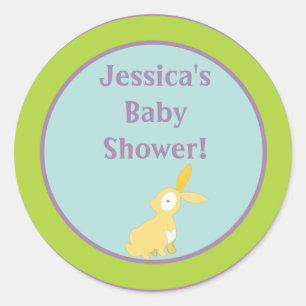 6 - 3"  Favour Stickers Furry Woodland Animals