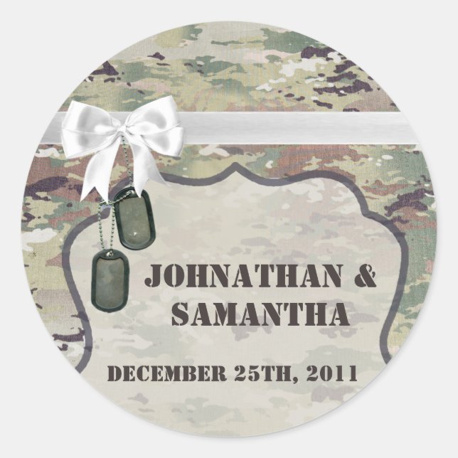 6 - 3" Stickers Faveur Armée OCP Camo Camo Uniform (Devant)