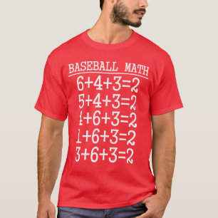 6 4 3 2 Baseball Math Cute Softball Gameee Gift vi T-Shirt