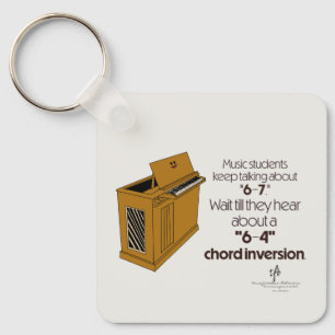 6-4 Chord Inversion SPECIAL Off-White Keychain