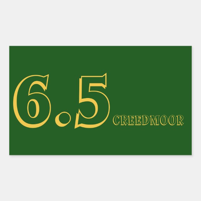 6.5 Creedmoor Ammo Sticker (Front)