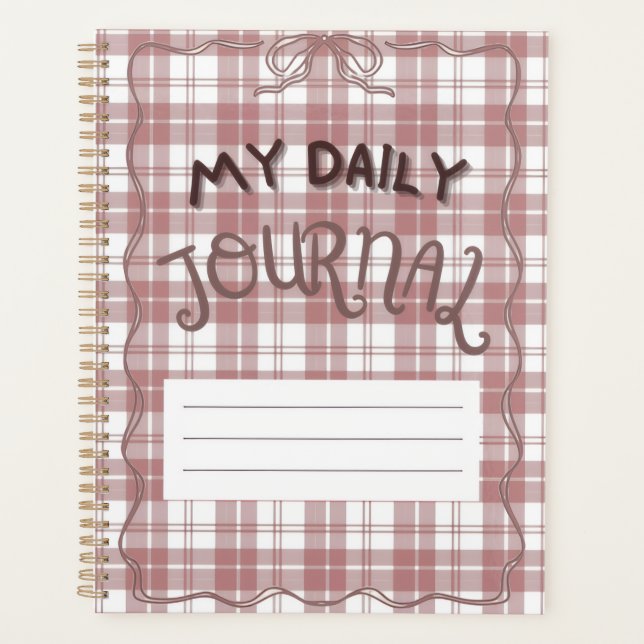 6.5" x 8.75" Classic Notebook Planner (Front)