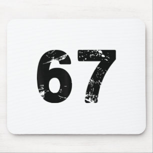 6-67 Minimalist Design Mouse Pad