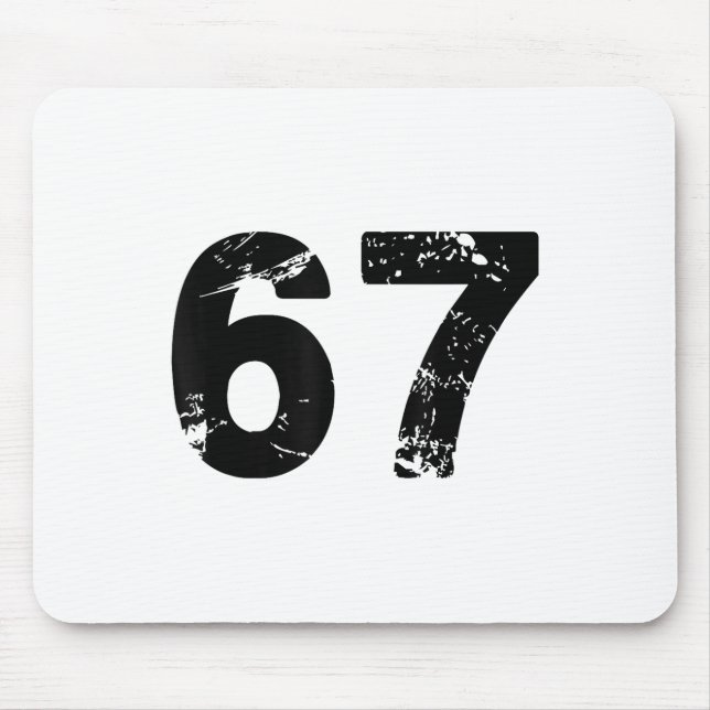 6-67 Minimalist Design  Mouse Pad (Front)