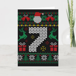 6 7 67 Meme Six Seven Funny Christmas Ugly Couple Card