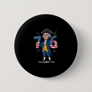 6-7 7-6 George Washington Six Seven Meme Gen Alpha 2 Inch Round Button