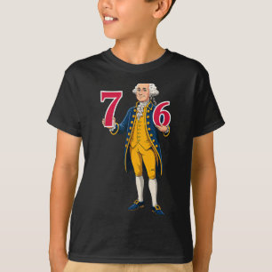 6 7 7 6 George Washington Six Seven  T-Shirt