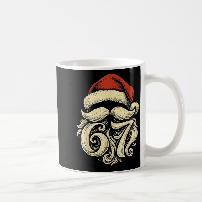 6 7 Christmas 67 Santa Six Seven Christmas Boys Te Coffee Mug (Right)
