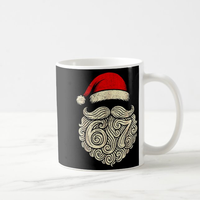 6 7 Christmas 67 Santa Six Seven Christmas Boys Te Coffee Mug (Right)