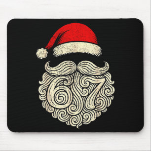 6 7 Christmas 67 Santa Six Seven Christmas Boys Te Mouse Pad