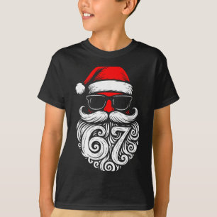 6 7 Christmas 67 Santa Six Seven Christmas Boys Te T-Shirt