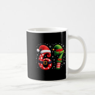 6-7 Christmas Squad Funny 67 Six Seven Meme Xmas 6 Coffee Mug