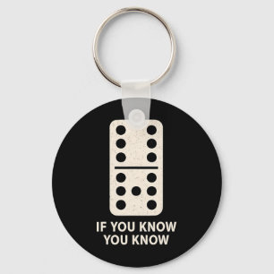 6 7 Domino If You Know You Know Teacher Math  Keychain