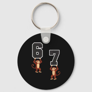 6 7 Funny Matching Teachers Halloween Costume Monk Keychain