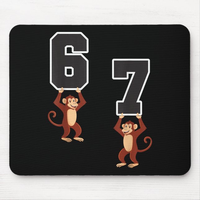 6 7 Funny Matching Teachers Halloween Costume Monk Mouse Pad (Front)