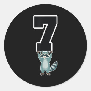 6 7 Funny Matching Teachers Halloween Costume Racc Classic Round Sticker