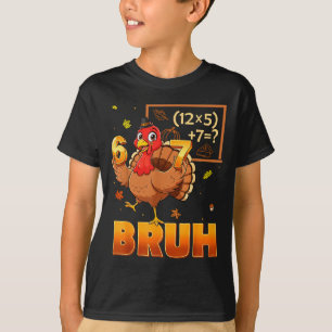 6-7 Funny Teacher 67 Thanksgiving Turkey Six Seven T-Shirt