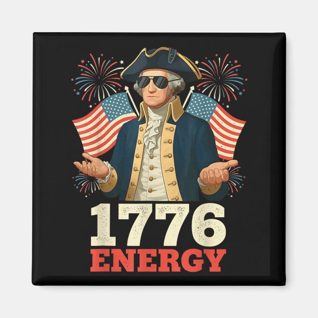 6-7 George Washington Six Seven Meme Funny 4th Of  Magnet (Front)