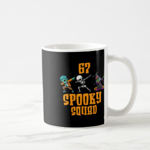 6 7 Halloween 67 Meme Six Seven 6 7 Spooky Squad H Coffee Mug