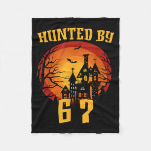 6 7 halloween 67 meme six seven haunted gen alpha fleece blanket