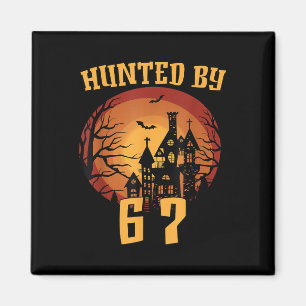 6 7 Halloween 67 Meme Six Seven Haunted Gen Alpha Magnet