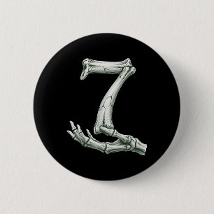 6 7 Halloween Skeleton Funny 67 Meme Gen Alpha Six 2 Inch Round Button