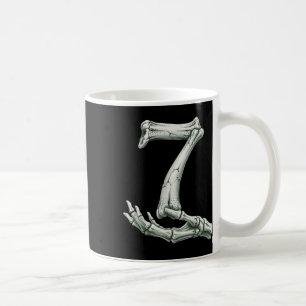 6 7 Halloween Skeleton Funny 67 Meme Gen Alpha Six Coffee Mug