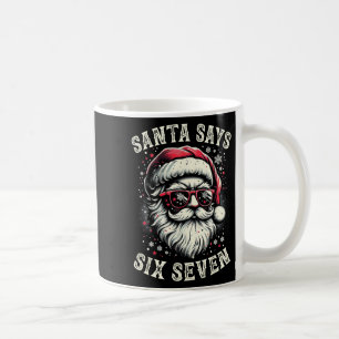 6-7 Meme Christmas Santa Six Seven Brain Rot Funny Coffee Mug