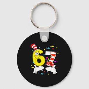 6 7 meme hands six seven read reading day book keychain