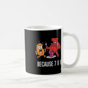 6 7 Meme Joke Because 7 8 9 Funny Kids 67  Coffee Mug