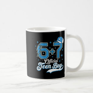 6 + 7 Meme Official Teenager 13th Birthday Basebal Coffee Mug