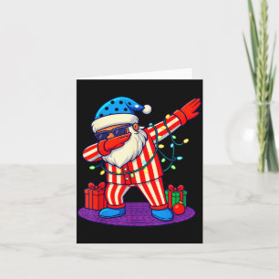 6-7 Meme Santa Dab 67 Christmas Brain Rot Funny Bo Card