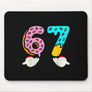 6-7 Meme Shirts 67 Christmas Brain Rot Funny Boys Mouse Pad