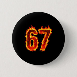 6 7 Meme Six Seven 67 Hands Meme Funny Men Women K 2 Inch Round Button