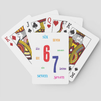 6 7 PLAYING CARDS